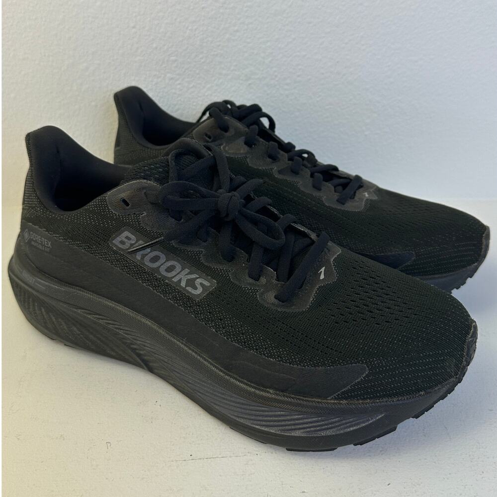 Brooks Ghost 17 GTX Black/Ebony Waterproof Running Sneakers Women's Sz 10.5